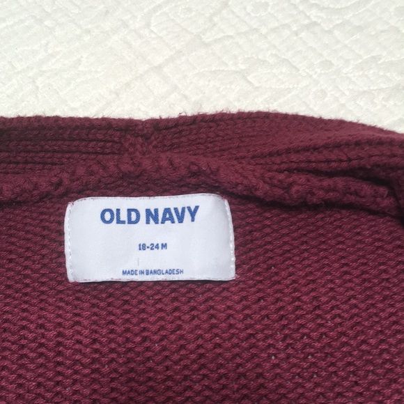 18-24m (5/$20) Plum Cotton Cardigan by Old Navy - Picture 8 of 15